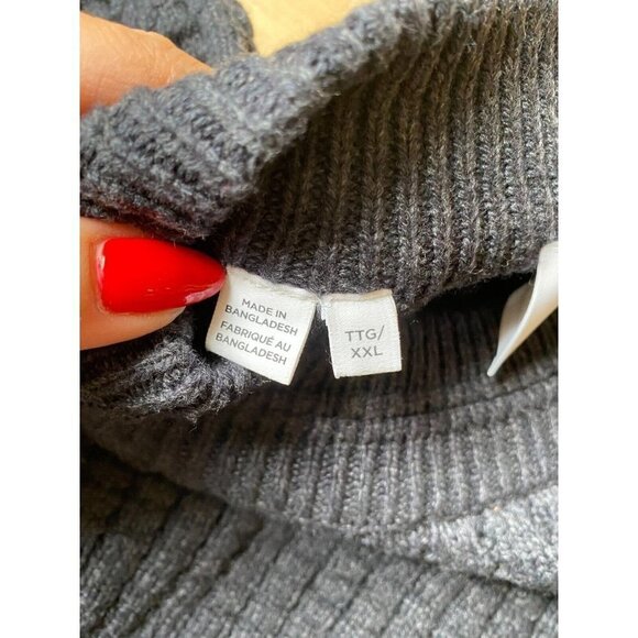 SELECTED Homme BNWOT Knit Sweater "Atlas" Navy Blue Sz 2XLarge New - Picture 8 of 8